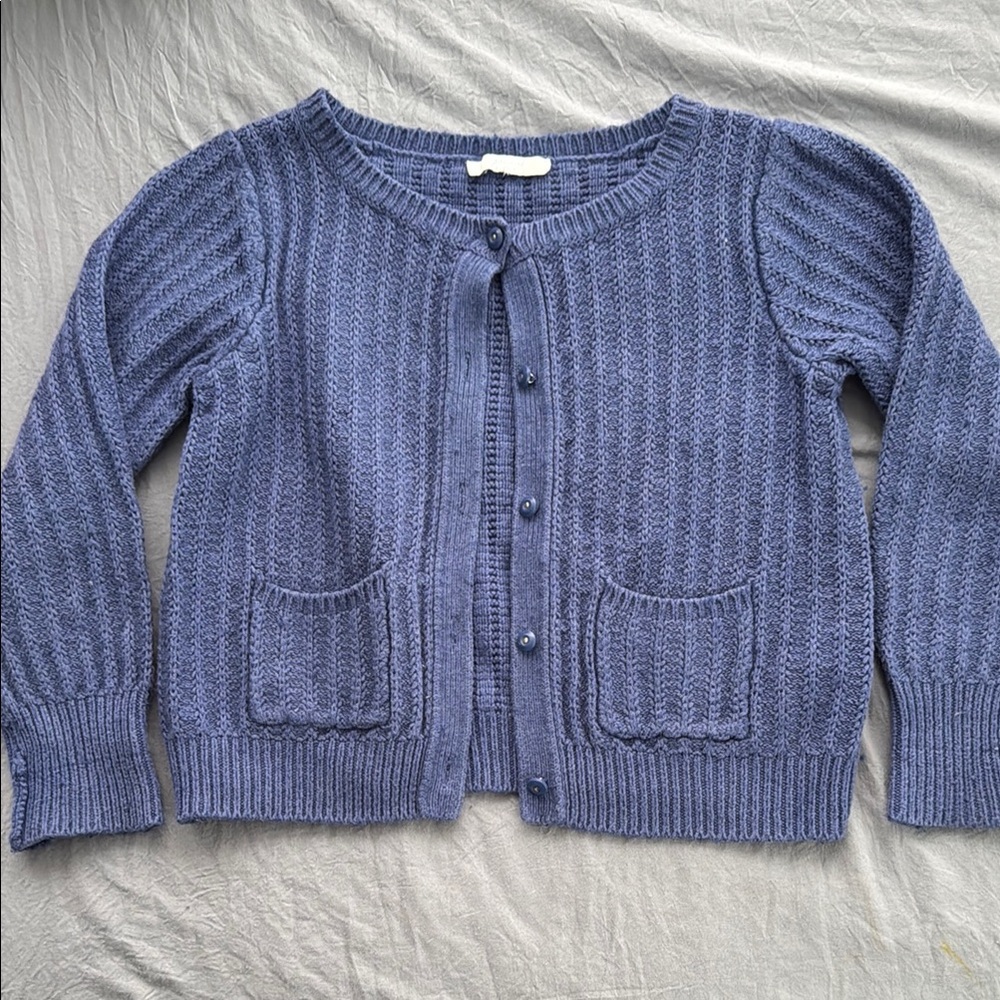 Jacadi Paris toddler Blue Knit Sweater